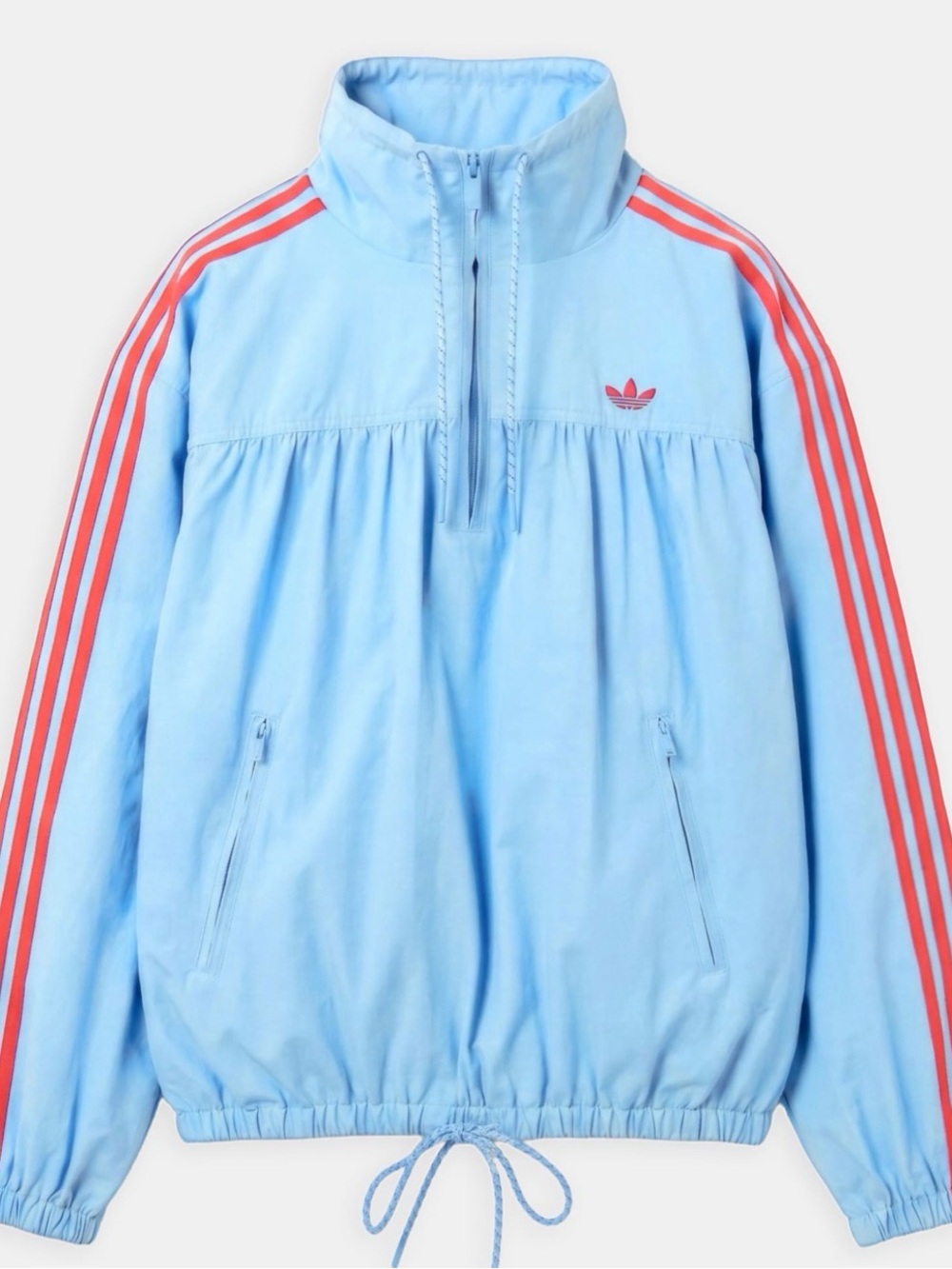 adidas Originals × ASOS Women’s XL Blue over the head track jacket in blue - Picture 2 of 9